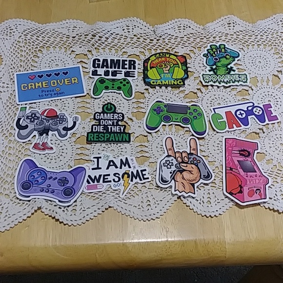 Video Gamer stickers for tablets, laptop, lockers, crafts, scrapbookng - Picture 1 of 5